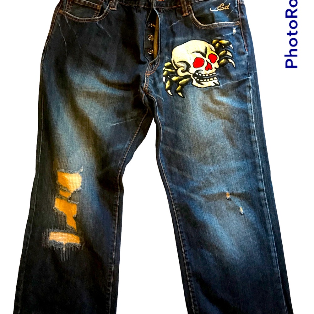 Vintage Mens Ed Hardy jeans